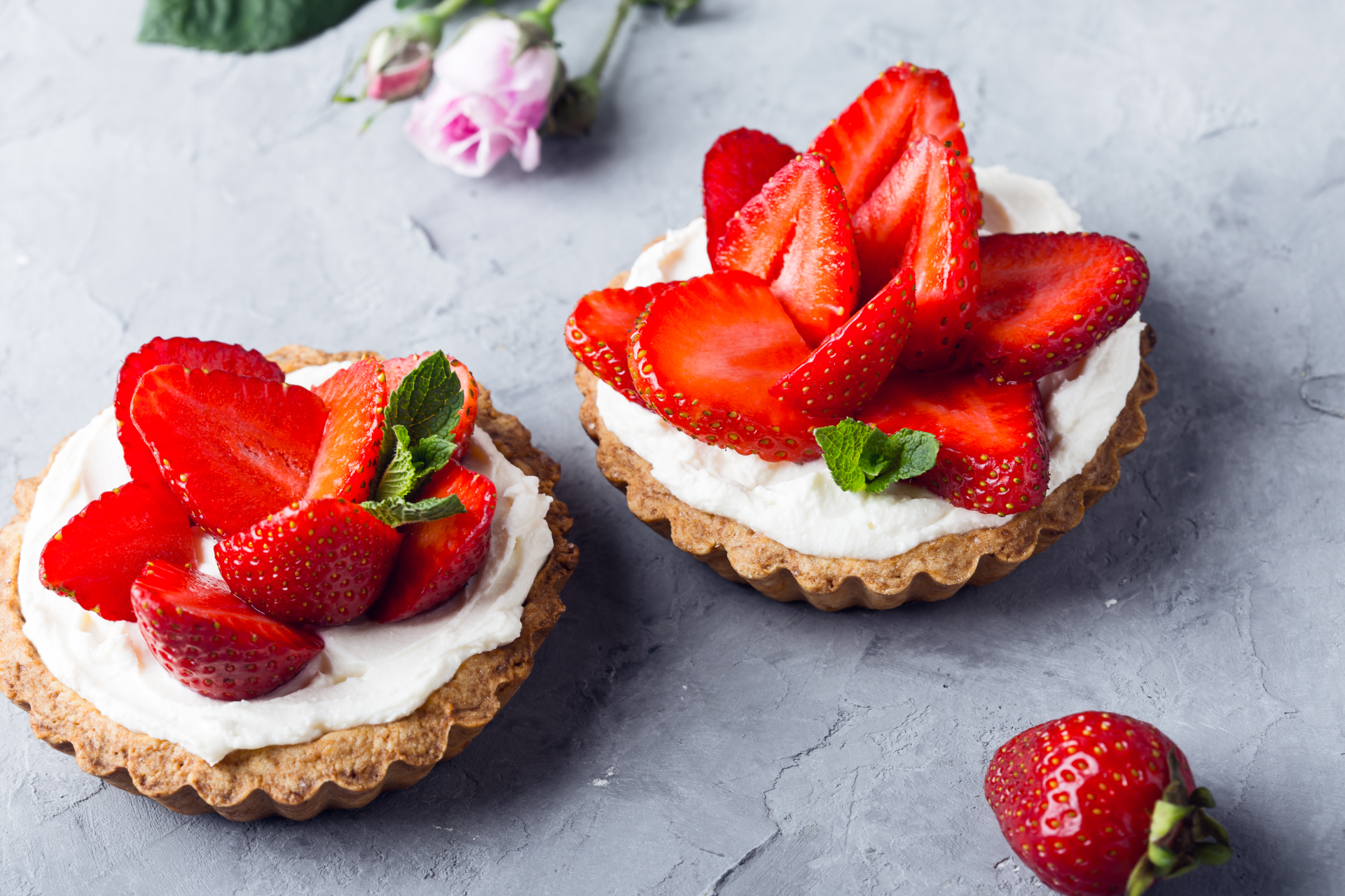 Strawberry tarts